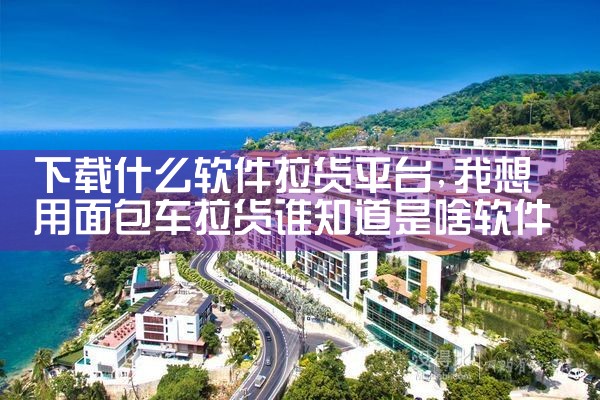 下载什么软件拉货平台|男娘日记